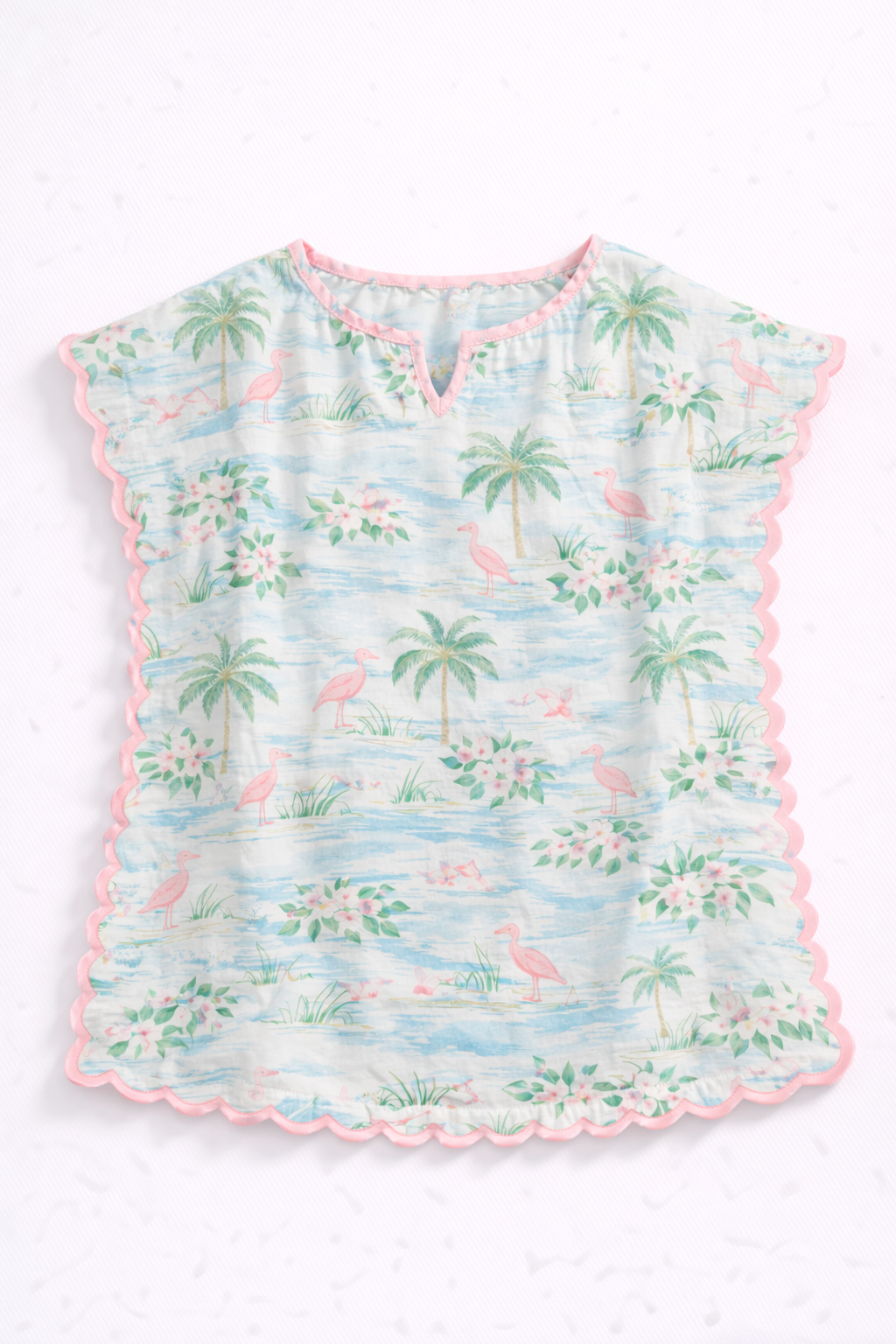 Pink Heron Swim Cover